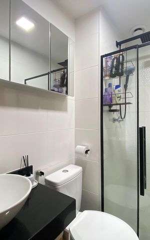 Apartamento à venda com 40m², 2 quartos e sem vaga Apartamento à venda com 40m², 2 quartos e sem vagaBanheiro