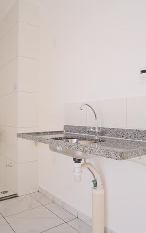Apartamento à venda com 39m², 2 quartos e sem vagaCozinha e Área de Serviço