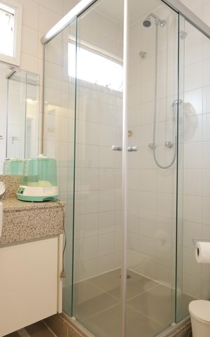 Apartamento para alugar com 127m², 4 quartos e 2 vagasBanheiro da Suíte 1