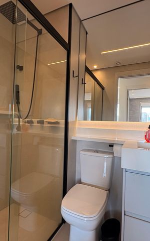 Apartamento à venda com 44m², 2 quartos e 1 vagaBanheiro Social