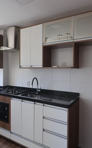 Apartamento à venda com 97m², 2 quartos e 1 vagaCozinha e Área de Serviço