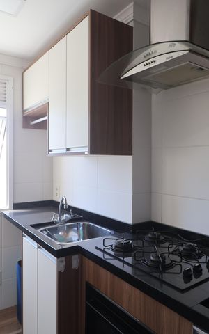 Apartamento à venda com 97m², 2 quartos e 1 vagaCozinha e Área de Serviço