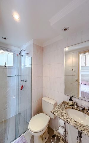 Apartamento à venda com 160m², 3 quartos e 2 vagasBanheiro da Suíte 2