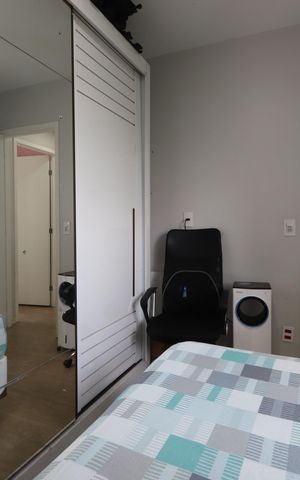 Apartamento à venda com 43m², 2 quartos e 1 vagaQuarto 1