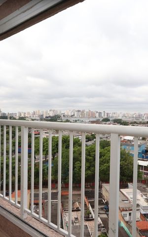 Apartamento à venda com 43m², 2 quartos e 1 vagaVaranda