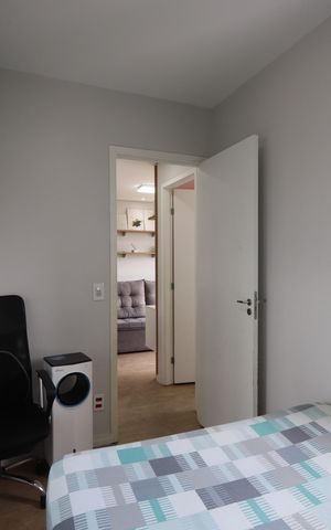 Apartamento à venda com 43m², 2 quartos e 1 vagaQuarto 1