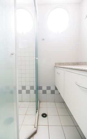Apartamento para alugar com 55m², 1 quarto e 1 vagaBanheiro da Suíte