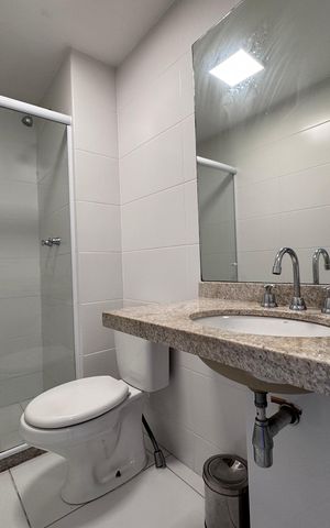 Apartamento à venda com 82m², 3 quartos e 1 vaga Apartamento à venda com 82m², 3 quartos e 1 vagaBanheiro Social