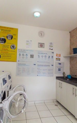 Studio para alugar com 28m², 1 quarto e sem vaga Studio para alugar com 28m², 1 quarto e sem vagaLavanderia