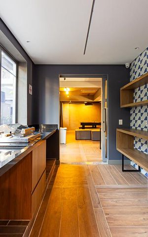 Studio à venda com 24m², 1 quarto e sem vaga Studio à venda com 24m², 1 quarto e sem vagaChurrasqueira