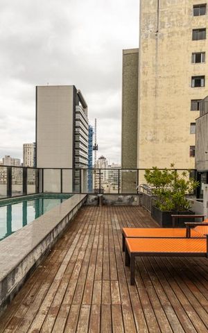 Studio à venda com 30m², 1 quarto e sem vagaPiscina
