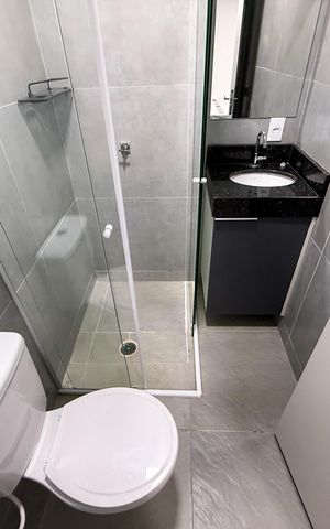 Studio à venda com 27m², 1 quarto e sem vaga