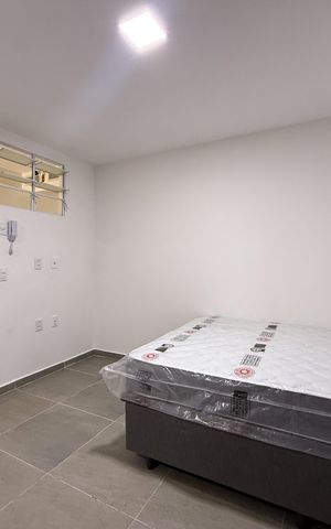 Studio à venda com 27m², 1 quarto e sem vaga
