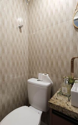 Casa de condomínio à venda com 80m², 2 quartos e 1 vagaLavabo