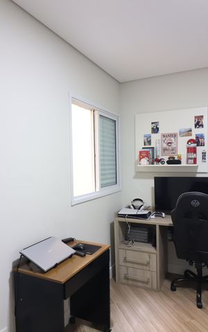 Apartamento à venda com 83m², 3 quartos e 2 vagasQuarto 2