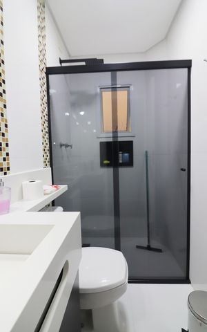Apartamento à venda com 83m², 3 quartos e 2 vagasBanheiro Social