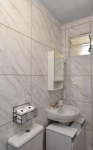 Studio para alugar com 30m², 1 quarto e sem vagaBanheiro da Kitnet
