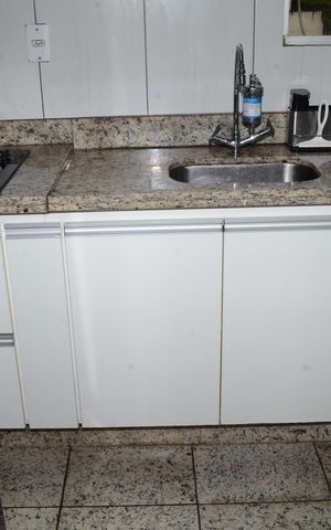 Apartamento à venda com 46m², 2 quartos e 1 vagaCozinha e Área de Serviço