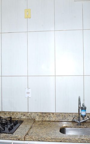 Apartamento à venda com 46m², 2 quartos e 1 vagaCozinha e Área de Serviço
