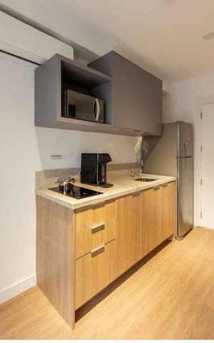 Studio para alugar com 33m², 1 quarto e sem vaga