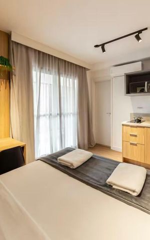 Studio para alugar com 33m², 1 quarto e sem vaga