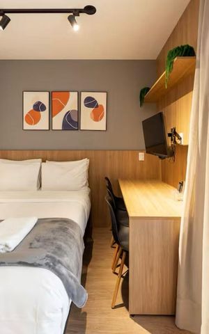 Studio para alugar com 33m², 1 quarto e sem vaga
