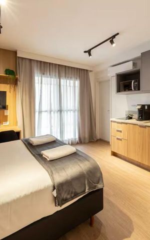 Studio para alugar com 33m², 1 quarto e sem vaga