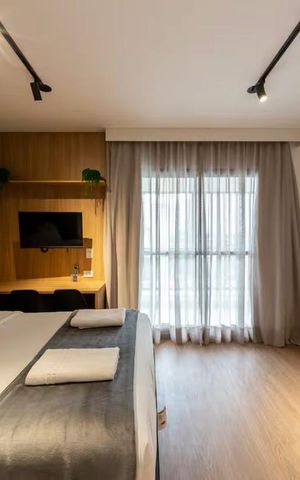 Studio para alugar com 33m², 1 quarto e sem vaga