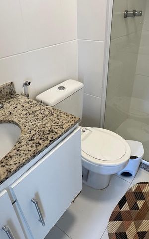 Apartamento à venda com 66m², 2 quartos e 1 vaga Apartamento à venda com 66m², 2 quartos e 1 vagaBanheiro Social