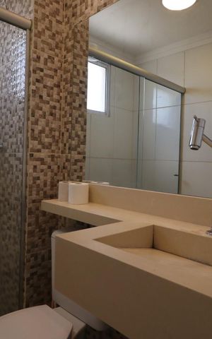 Apartamento para alugar com 43m², 2 quartos e 1 vaga Apartamento para alugar com 43m², 2 quartos e 1 vagaBanheiro