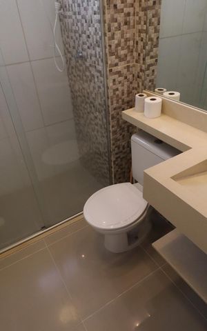 Apartamento para alugar com 43m², 2 quartos e 1 vaga Apartamento para alugar com 43m², 2 quartos e 1 vagaBanheiro