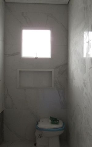 Casa à venda com 130m², 3 quartos e 4 vagasBanheiro da Suíte 3