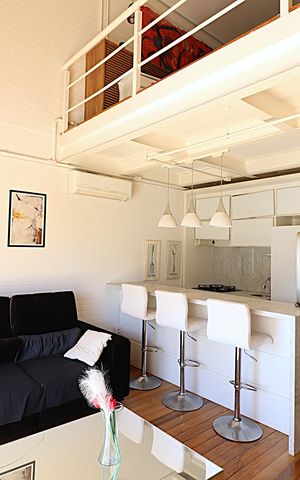 Apartamento para alugar com 97m², 1 quarto e 2 vagasSala