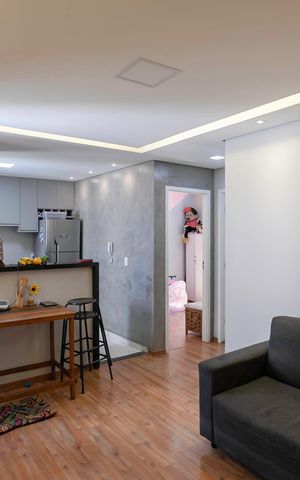 Apartamento à venda com 44m², 2 quartos e 1 vaga Apartamento à venda com 44m², 2 quartos e 1 vagaSala