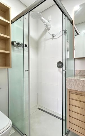 Apartamento para alugar com 39m², 1 quarto e 1 vaga Apartamento para alugar com 39m², 1 quarto e 1 vagaBanheiro