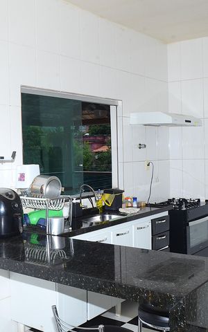 Casa de condomínio para alugar com 110m², 2 quartos e 1 vagaCozinha