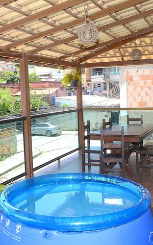Casa de condomínio para alugar com 110m², 2 quartos e 1 vagaVaranda