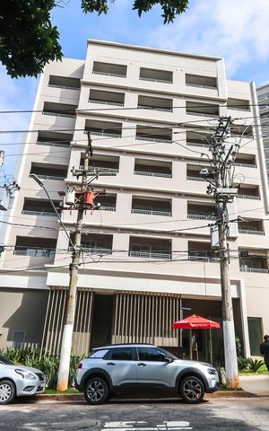 Studio à venda com 26m², 1 quarto e sem vagaFachada