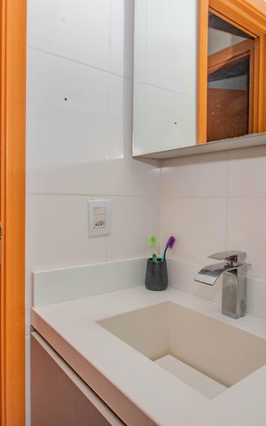 Apartamento à venda com 46m², 2 quartos e 1 vaga Apartamento à venda com 46m², 2 quartos e 1 vagaBanheiro