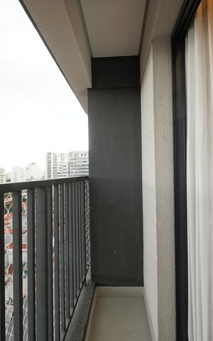 Studio à venda com 23m², 1 quarto e sem vagaVaranda