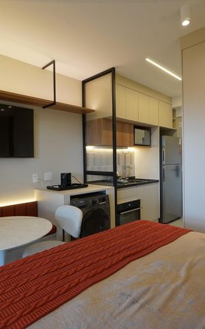 Studio à venda com 23m², 1 quarto e sem vagaStudio