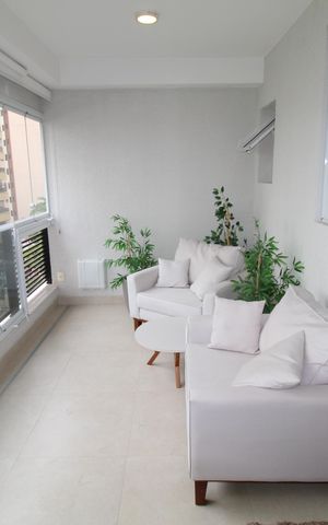 Apartamento para alugar com 40m², 1 quarto e 1 vagaSacada