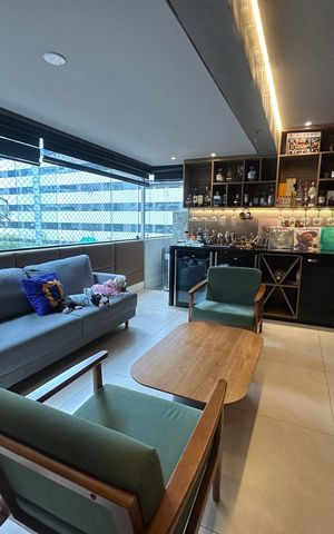 Apartamento à venda com 177m², 3 quartos e 3 vagas Apartamento à venda com 177m², 3 quartos e 3 vagasSala