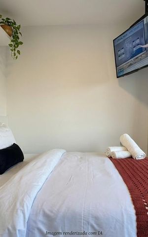 Studio à venda com 27m², 1 quarto e sem vaga