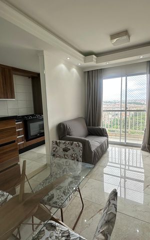 Apartamento para alugar com 55m², 2 quartos e 2 vagas Apartamento para alugar com 55m², 2 quartos e 2 vagasSala