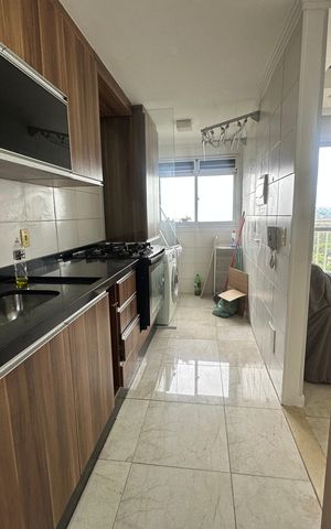 Apartamento para alugar com 55m², 2 quartos e 2 vagas Apartamento para alugar com 55m², 2 quartos e 2 vagasCozinha