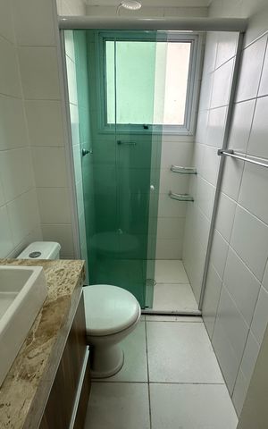 Apartamento para alugar com 55m², 2 quartos e 2 vagas Apartamento para alugar com 55m², 2 quartos e 2 vagasBanheiro