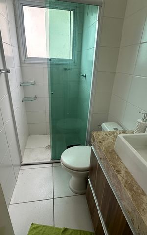 Apartamento para alugar com 55m², 2 quartos e 2 vagas Apartamento para alugar com 55m², 2 quartos e 2 vagasBanheiro da Suíte