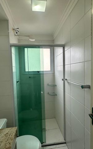 Apartamento para alugar com 55m², 2 quartos e 2 vagas Apartamento para alugar com 55m², 2 quartos e 2 vagasBanheiro