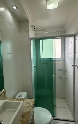 Apartamento para alugar com 55m², 2 quartos e 2 vagas Apartamento para alugar com 55m², 2 quartos e 2 vagasBanheiro